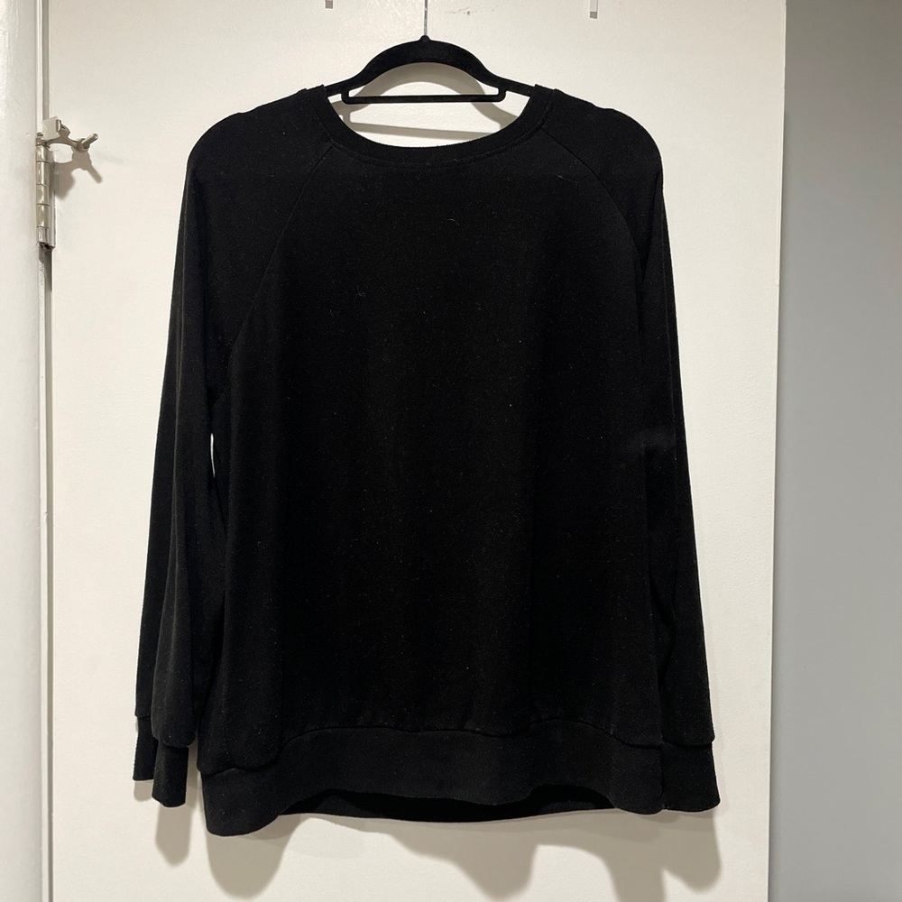 Stylish Black Long Sleeve Top
